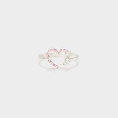 Heart Shape 925 Sterling Silver Ring - Trendsi - Flyclothing LLC