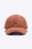 Distressed Adjustable Baseball Cap - Trendsi - Flyclothing LLC