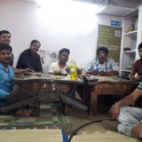 Handcrafted Ornate Star Chime, Recycled Iron and Glass Beads - Asha Handicrafts - Flyclothing LLC