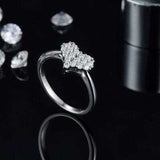 Moissanite 925 Sterling Silver Heart Ring - Trendsi - Flyclothing LLC