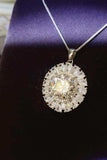 5 Carat Moissanite 925 Sterling Silver Necklace - Trendsi - Flyclothing LLC