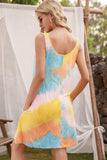 Tie-Dye Sleeveless Dress with Pockets - Trendsi - Flyclothing LLC