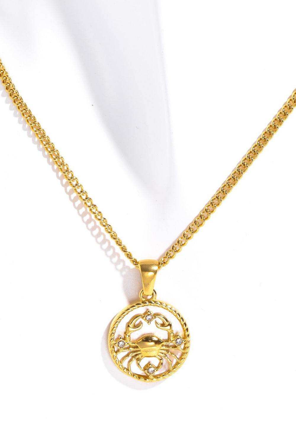 Constellation Pendant Stainless Steel Necklace - Trendsi - Flyclothing LLC