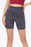 Wide Waistband Sports Shorts - Trendsi - Flyclothing LLC