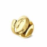 Domed Adjustable Brass Ring - Asha Handicrafts - Flyclothing LLC