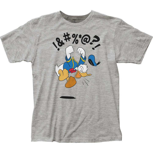 Donald Duck Angry Donald fitted jersey tee - Duck - Flyclothing LLC