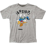 Donald Duck Angry Donald fitted jersey tee - Duck - Flyclothing LLC