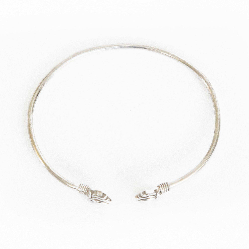 Double Lotus Cuff Bracelet - Asha Handicrafts - Flyclothing LLC