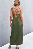 Double Strap Tie Back Dress - Trendsi - Flyclothing LLC
