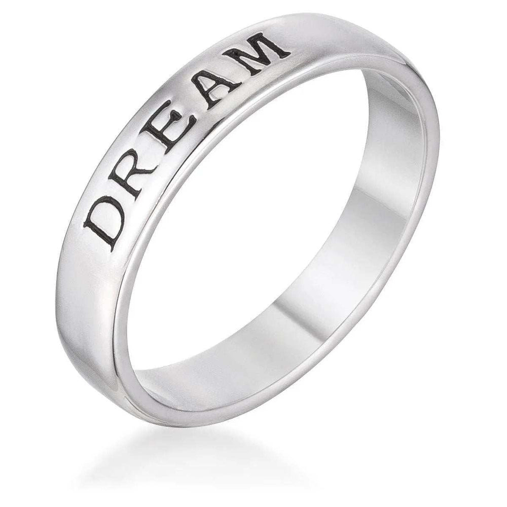 DREAM Rhodium Eternity Band - JGI - Flyclothing LLC