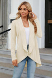Open Front Long Sleeve Cardigan - Trendsi - Flyclothing LLC