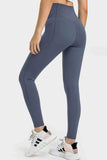 V-Waist Yoga Leggings with Pockets - Trendsi - Flyclothing LLC