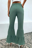 Long Flare Pants with Pocket - Trendsi - Flyclothing LLC