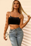 Chain Strap Cropped Cami - Trendsi - Flyclothing LLC