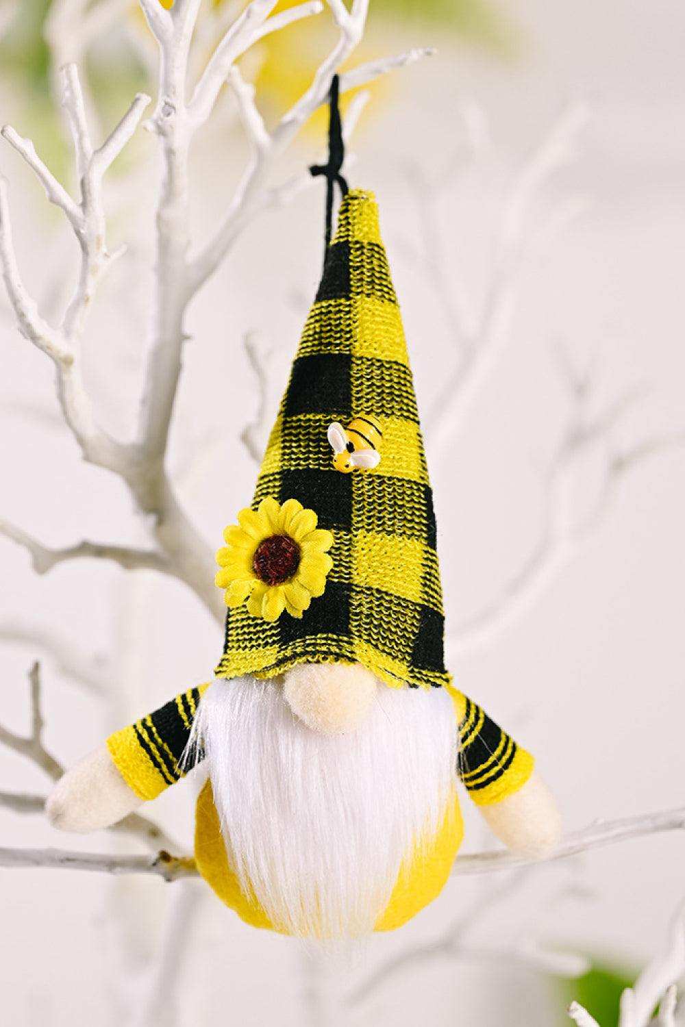 Random 4-Pack Sunflower Faceless Gnome Hanging Widgets - Trendsi - Flyclothing LLC