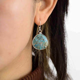 Natural Stone Teardrop Earrings - Trendsi - Flyclothing LLC