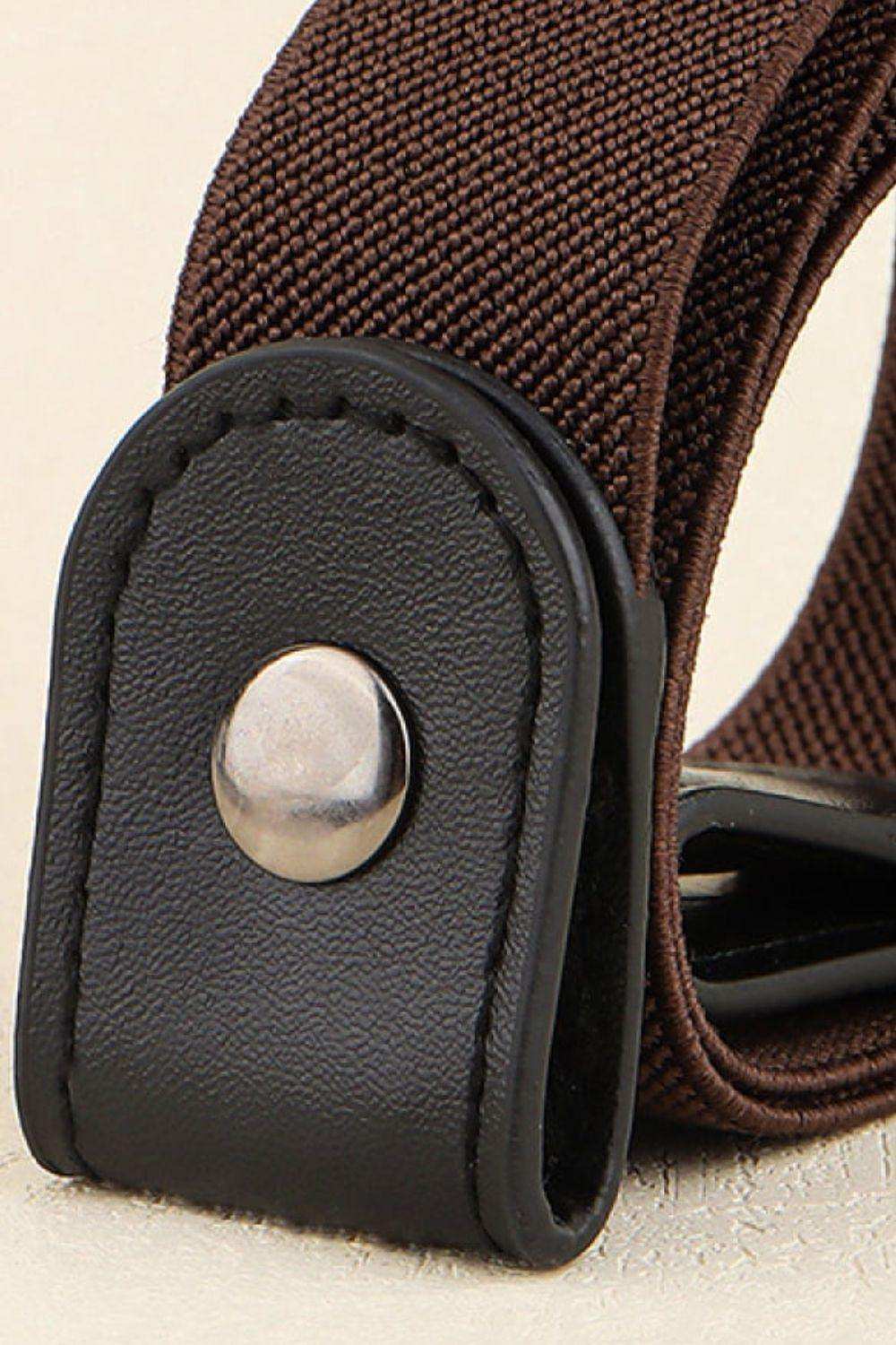 PU Elastic Snap Closure Belt - Trendsi - Flyclothing LLC