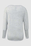 Cutout Round Neck Long Sleeve T-Shirt - Trendsi - Flyclothing LLC