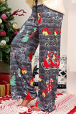 Christmas Straight Leg Pants - Trendsi - Flyclothing LLC