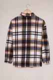 Plaid Button Front Shirt Jacket with Breast Pockets - Trendsi - Flyclothing LLC