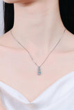 1.8 Carat Moissanite Triple-Pendant Necklace - Trendsi - Flyclothing LLC