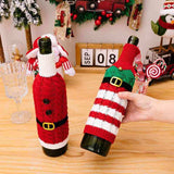 2-Piece Cable-Knit Wine Bottle Covers - Trendsi - Flyclothing LLC