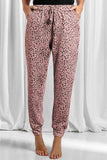 Full Size Leopard Drawstring Pocketed Pants - Trendsi - Flyclothing LLC