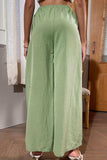 Side Slit Wide Leg Pants - Trendsi - Flyclothing LLC