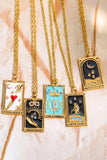 Tarot Card Pendant Stainless Steel Necklace - Trendsi - Flyclothing LLC