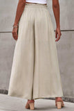 Drawstring Waist Wide Leg Pants - Trendsi - Flyclothing LLC