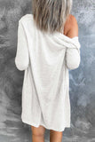 Button Down Long Sleeve Longline Cardigan - Trendsi - Flyclothing LLC