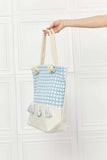 Justin Taylor Picnic Date Tassle Tote Bag - Trendsi - Flyclothing LLC