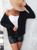 Open Front Long Sleeve Cardigan - Trendsi - Flyclothing LLC