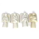 Angel Soapstone Sculpture Holding Dog - SMOLArt - Flyclothing LLC