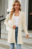 Open Front Long Sleeve Cardigan - Trendsi - Flyclothing LLC