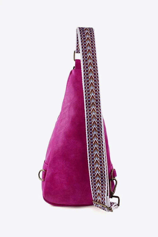 All The Feels PU Leather Sling Bag - Trendsi - Flyclothing LLC