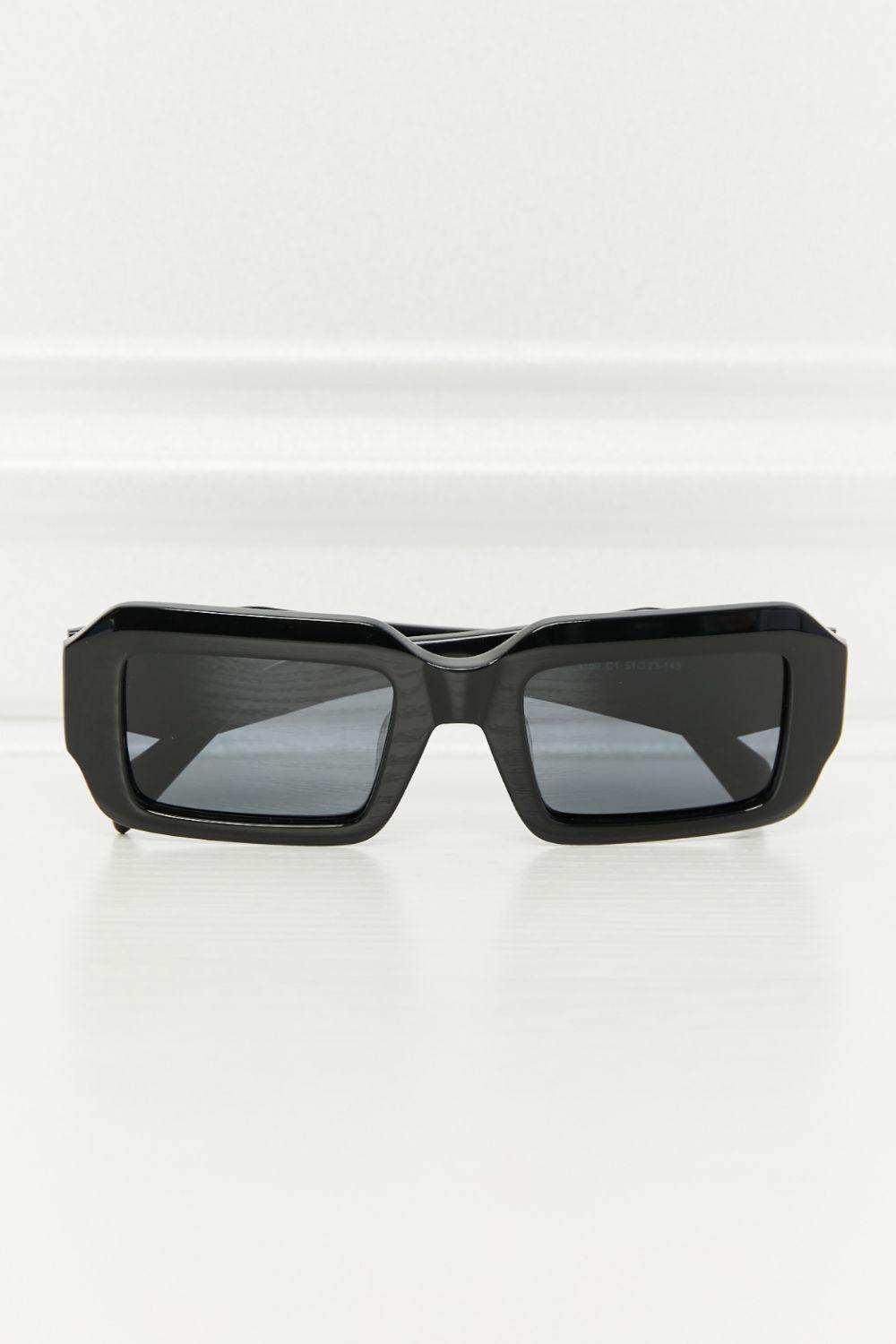 Rectangle TAC Polarization Lens Full Rim Sunglasses - Trendsi - Flyclothing LLC