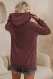 Dropped Shoulder Kangaroo Pocket Hoodie - Trendsi - Flyclothing LLC
