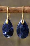 Natural Stone Teardrop Earrings - Trendsi - Flyclothing LLC