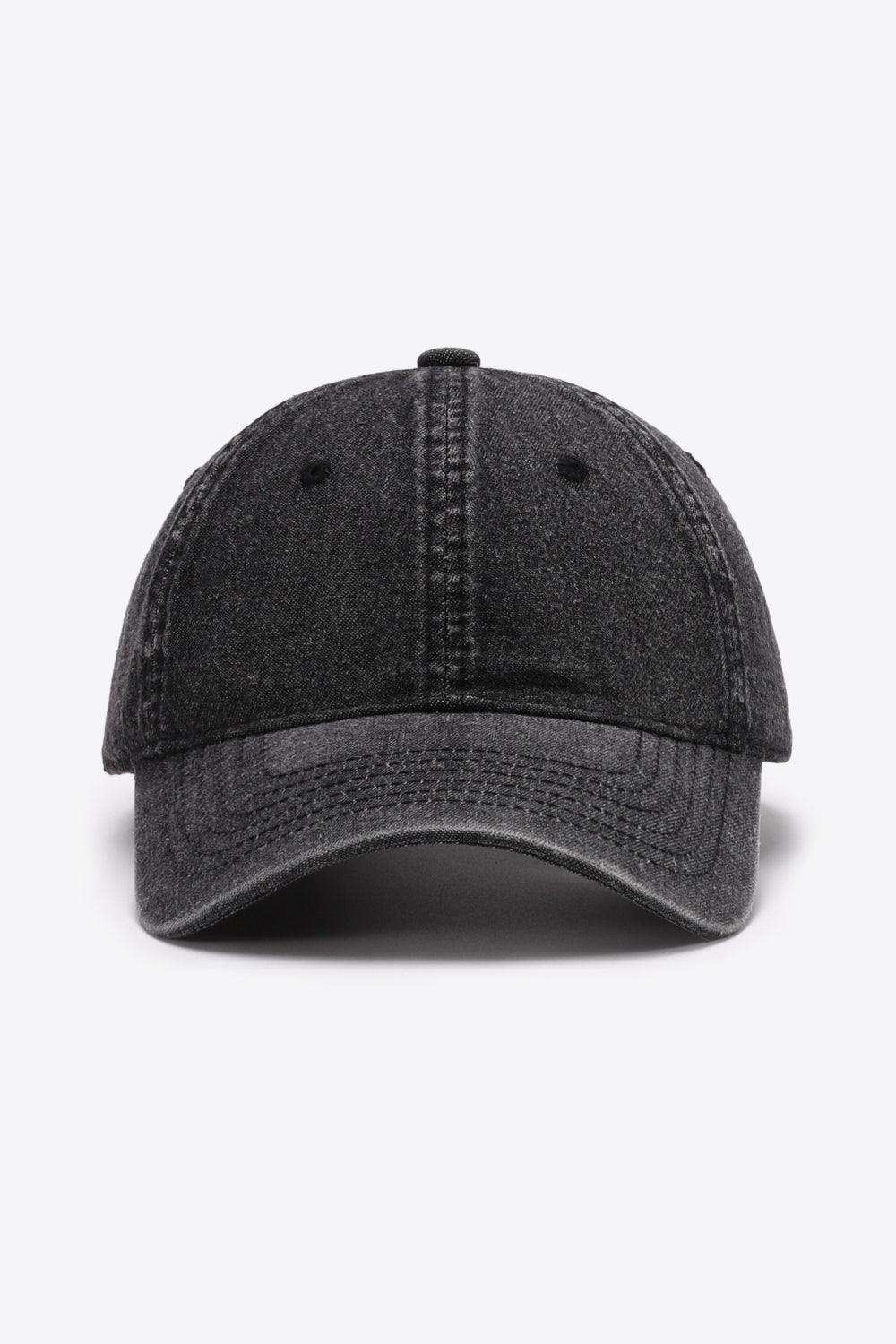 Plain Adjustable Baseball Cap - Trendsi - Flyclothing LLC