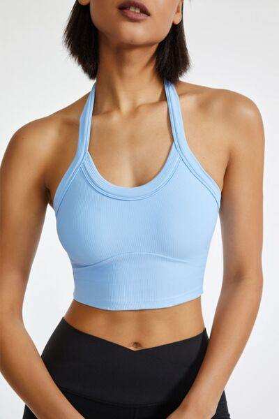 Halter Neck Active Cami - Trendsi - Flyclothing LLC