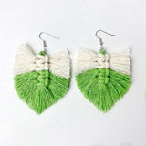 Fringe Detail Dangle Earrings - Trendsi - Flyclothing LLC