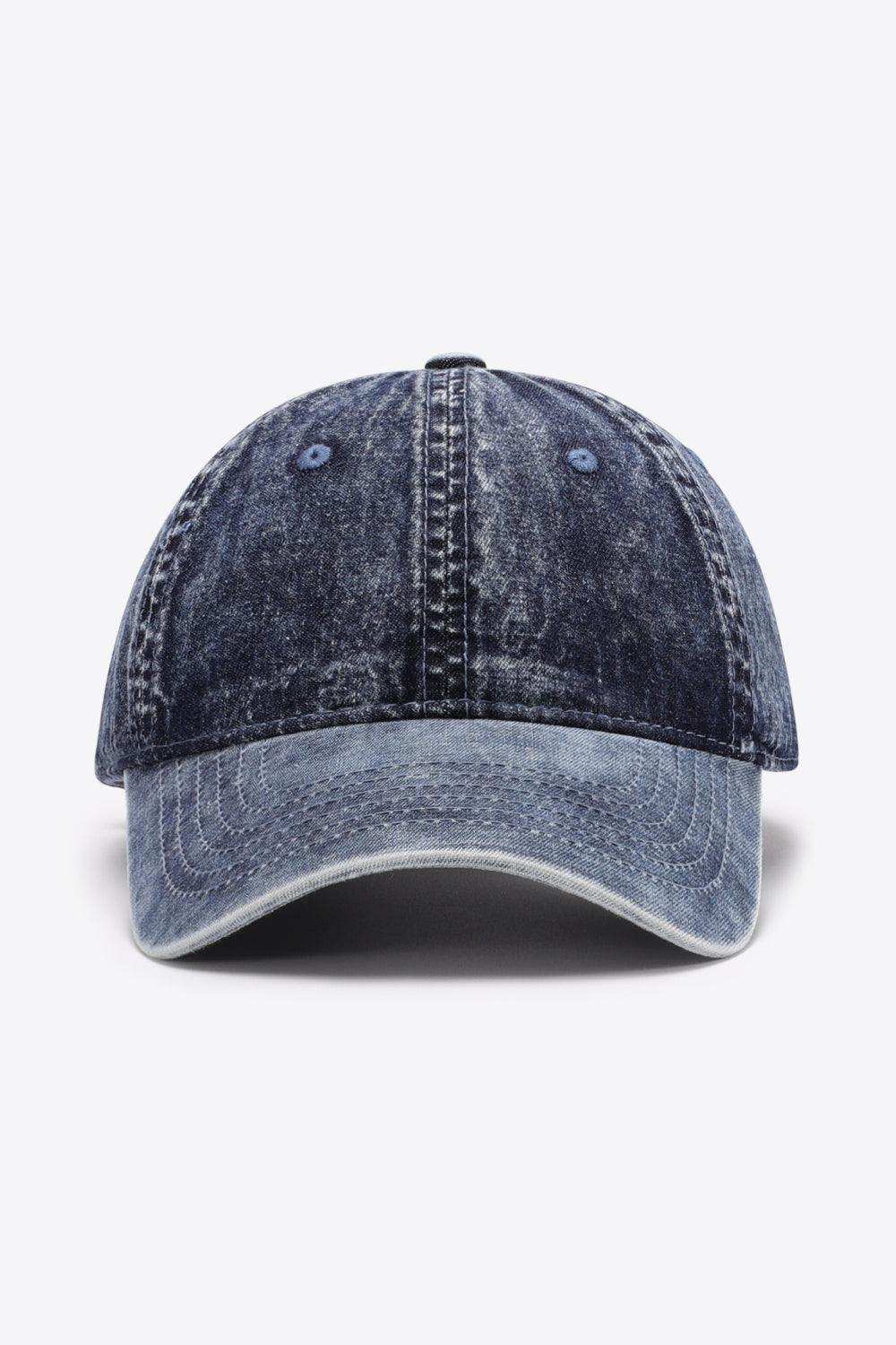 Plain Adjustable Baseball Cap - Trendsi - Flyclothing LLC