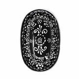 Encantada Handmade Pottery Butter Dish, Black & White - Encantada - Flyclothing LLC