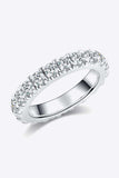 2.3 Carat Moissanite 925 Sterling Silver Eternity Ring - Trendsi - Flyclothing LLC