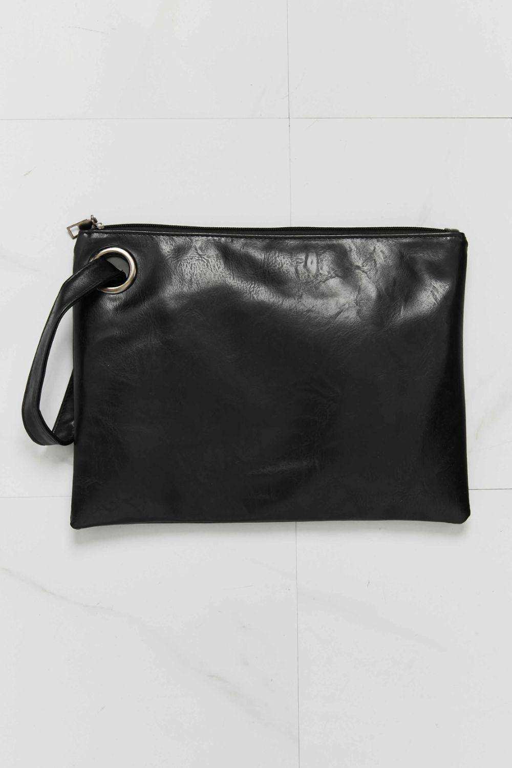 Looking At You PU Leather Wristlet - Trendsi - Flyclothing LLC