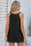 Openwork Round Neck Wide Strap Tank - Trendsi - Flyclothing LLC