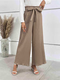 Tied Wide Leg Long Pants - Trendsi - Flyclothing LLC