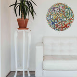 Four Geckos Painted Metal Wall Art - Croix des Bouquets - Croix des Bouquets - Flyclothing LLC