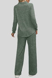Ribbed Long Sleeve Top and Pocketed Pants Set - Trendsi - Flyclothing LLC